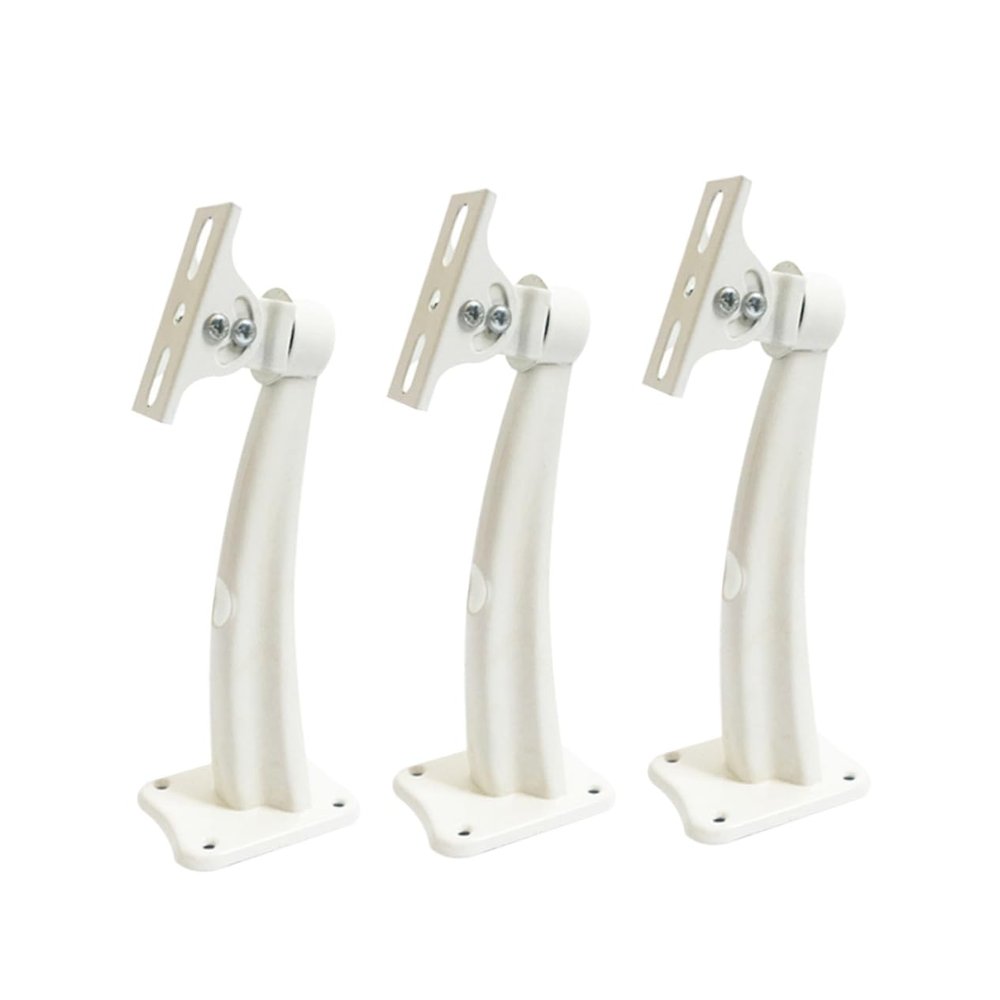 Angoily 3pcs Wall-Mounted Camera Stands Monitor Bracket Security Camera Support Easy Degree Swivel Wide View