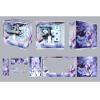 Computer Cases, Mid-Tower PC Gaming Case ATX/M-ATX/ITX - Front I/O TPYE-C Port - Tempered Glass- 10 Fan Installation Position - Includes 2 LED Light Boards view 1