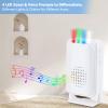 Nineleaf Motion Detector, Store Door Alarm, Commercial Door Alarm, 17 Tones, 5 Volume Levels, Vibration Function, 918ft Range, 4 LED Indicators, 4PK view 2