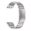 22 26mm Titanium Alloy Band fit for Garmin Fenix 6X Pro/6X/5X/5X Plus/7X Watchband fit for Tactix 7/Descent MK2/Instinct 1/2 Bracelet(Sliver,26mm) view 1