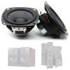 Clear Sound 66mm Internal 66mm 4Ohm 25W Portable Full-Ranges Multimedias Metal view 2