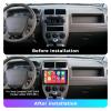 Fellostar Radio Stereo for Jeep Compass 2007 2008 2009 with Carplay & Android Auto 8-Core 2+32G Head Unit 10 Inch Touch Screen Bluetooth/GPS/SWC/AM/FM/DSP/5G(Include Camera) view 2