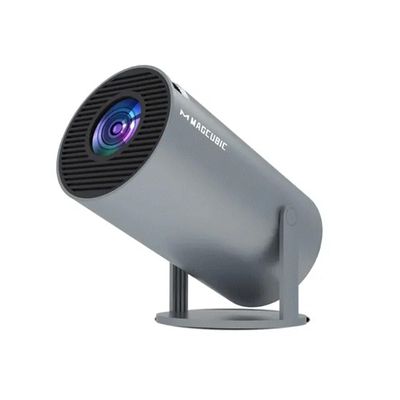 HY300 Pro Mini Projector Support 4K1080P Dual Band WIFI6 5G Wireless 5.0 Bluetooth Android 11, 160 ANSI 260 Lumens, 180 Degree Rotatable, Auto Keystone Correction, 35"-130" (HY300 pro-G)