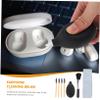 ARTIBETTER 1set Earphone Cleaning Kit Brush Cotton Swabs Air Blower and Wiping Cloth Compact and Lightweight Tool for Headphones and Earbuds Maintenance view 4