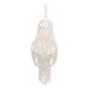 Cabilock Hand Woven Cotton Rope Lampshade Bohemian Decor Macrame Light Cover for Table Lamps view 1