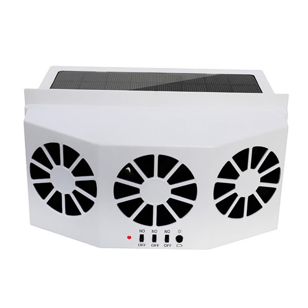 VINTORKY Solar Mounted for Automobile Solar Cooler Fan Efficient Car Air Vent Radiator