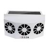 VINTORKY Solar Mounted for Automobile Solar Cooler Fan Efficient Car Air Vent Radiator view 1