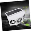 VINTORKY Solar Mounted for Automobile Solar Cooler Fan Efficient Car Air Vent Radiator view 3
