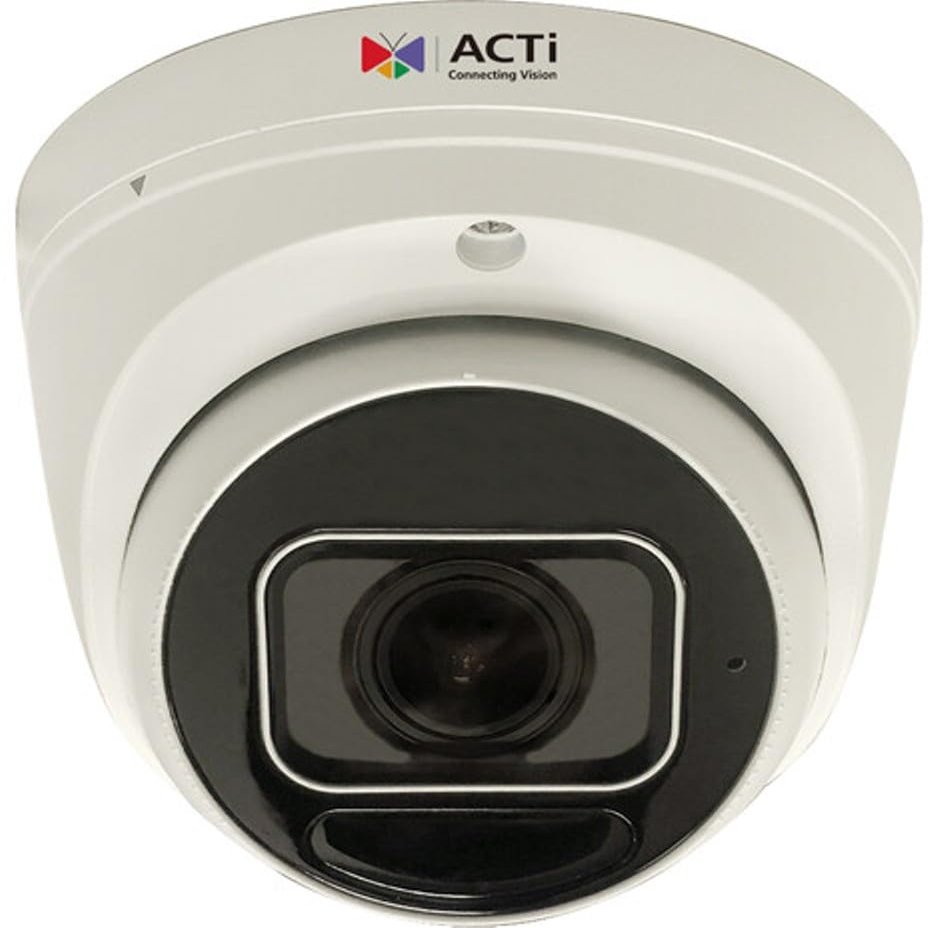 ACTi Z814 4MP Outdoor Zoom Turret Camera, D/N, Adaptive IR, Superior WDR, 4.3X Optical Zoom, f2.8-12mm/F1.6, Auto Focus, H.265/H.264, 2D+3D DNR, Built-in Micro, MicroSDHC, PoE/DC12V, IP68, IK10