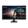 GIGABYTE - GS32QCA - Advanced Version - 31.5" VA Curved Gaming Monitor - QHD 2560x1440-180Hz - 1ms MPRT - AMD FreeSync - HDMI, DP - Black view 1