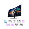 GIGABYTE - GS32QCA - Advanced Version - 31.5" VA Curved Gaming Monitor - QHD 2560x1440-180Hz - 1ms MPRT - AMD FreeSync - HDMI, DP - Black view 2