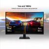 GIGABYTE - GS32QCA - Advanced Version - 31.5" VA Curved Gaming Monitor - QHD 2560x1440-180Hz - 1ms MPRT - AMD FreeSync - HDMI, DP - Black view 3
