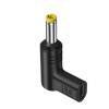 Type C USB C to DC Adapter - USB Type C to DC Adapter, 15V Type C Female to DC Adapter, Angled | Type C Female to 5.5x2.5mm, 5.2x2.1mm, 4.8x1.7mm, 4.0x1.7mm, 3.5x1.35mm, 3.0x1.1mm DC Male view 1