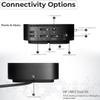 HP Docking Station for Laptop Dual Monitor and Charging Bundle - USB-C G5 Dock 5YH27AV#ABA with 120W Adapter + HDMI Cable + DisplayPort Cable + USB-C Cable + Microfiber Cloth (Renewed) view 4