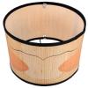 WHAMVOX Bamboo Lamp Shade Bohemian Print Unique Hanging Light Cover for Pendant Lighting Easy to Install and Stylish Home Decor for Bedroom and Living view 1
