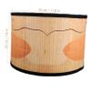 WHAMVOX Bamboo Lamp Shade Bohemian Print Unique Hanging Light Cover for Pendant Lighting Easy to Install and Stylish Home Decor for Bedroom and Living view 2