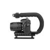 jojofuny U Shape Bracket Handle Grip Stabilizer for Camera Three Hot -Skid Pads Handle for Comfort Moveable Screw for Secure Mounting view 3