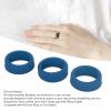 3PCS Silicone Ring Covers for Smart Ring Scratch Ring Protector Protective Sleeve Silicone Rings for Men Wedding Ring Protector (S) view 2