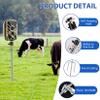 Danoib Trail Camera Mounting Bracket with 1/4" -20 Threaded Insert 360Rotating Adjustable Holder Post for Game Camera Stand Pole, Night Fishing Lights (5) view 3