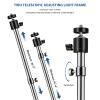 Danoib Trail Camera Mounting Bracket with 1/4" -20 Threaded Insert 360Rotating Adjustable Holder Post for Game Camera Stand Pole, Night Fishing Lights (5) view 4