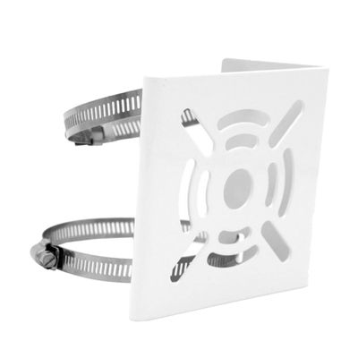 Angoily 2sets Pole Mount Adapter with Angle Durable Bracket for Security Cameras Easy Installation for Indoor and Outdoor Use Included