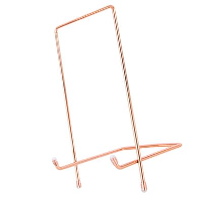 CIYODO 1pc Iron Display Stand Simple Metal Tablet Holder for Desktop for Home Office and Retail Use for Video Watching Reading and Organizing Items