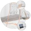 CIYODO 1pc Iron Display Stand Simple Metal Tablet Holder for Desktop for Home Office and Retail Use for Video Watching Reading and Organizing Items view 2