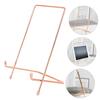 CIYODO 1pc Iron Display Stand Simple Metal Tablet Holder for Desktop for Home Office and Retail Use for Video Watching Reading and Organizing Items view 3