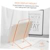 CIYODO 1pc Iron Display Stand Simple Metal Tablet Holder for Desktop for Home Office and Retail Use for Video Watching Reading and Organizing Items view 4