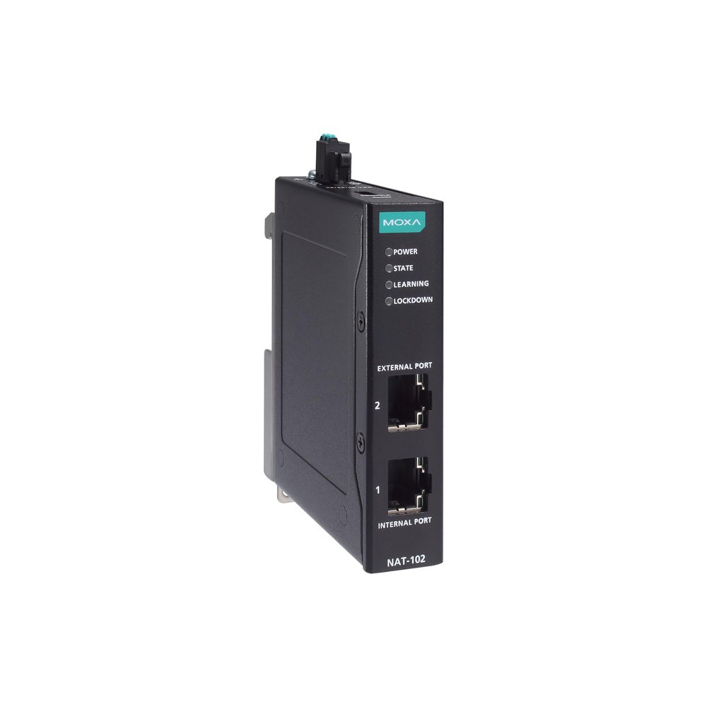Moxa nat-102-t - 2-Port Industrial Network Address Translation (NAT) Devices, -40 to 75C Operating Temperature