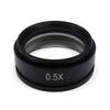 JOEBO Microscope Kit 0.5X 2X Barlow Lens Objective Microscope Auxiliary Objective Lens Mounting Thread 42mm 48mm 50mm 52mm Working Distance 30/160mm Microscope Lens Adapters(0.5X Thread 42mm) view 1