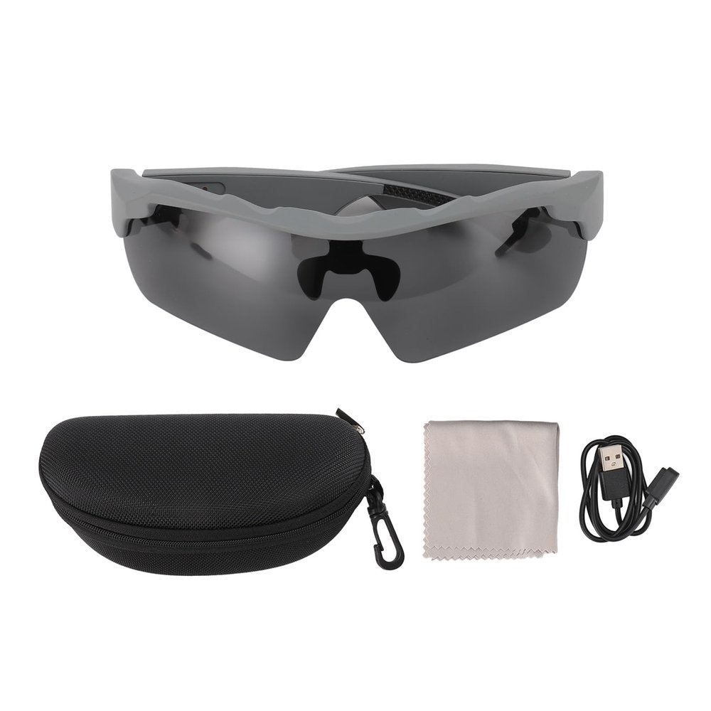 BONKZEBU Smart Glasses,UV400 Polarized Sunglasses Smart Glasses,Impact Sunglasses,for Fishing Running