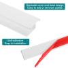 HARFINGTON 2pcs Cord Hider Wall 17inx2inx1in (LxWxH) PVC Cable Cover Self Adhesive Wire Hider Wall Mounted TV Cable Raceway for Cables Management (34in Total Length) view 4