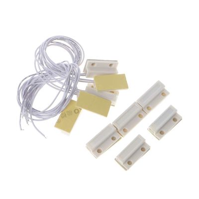 KANGQL Door Sensor, 5 Sets MC-38 Door Window Magnetic Home Alarm Detector