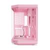 Hyte Y70 Mid-Tower ATX Gaming PC Desktop Case - Panoramic Tempered Glass - Dual Chamber - High Airflow Chassis - PCIE 4.0 Riser Cable Included - New Modern Aesthetic - Strawberry Milk (Pink) view 2