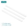 HARFINGTON 3pcs Cord Hider Wall 17inx1inx0.5in (LxWxH) PVC Cable Cover Self Adhesive Wire Hider Wall Mounted TV Cable Raceway for Cables Management (51in Total Length) view 3