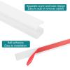 HARFINGTON 3pcs Cord Hider Wall 17inx1inx0.5in (LxWxH) PVC Cable Cover Self Adhesive Wire Hider Wall Mounted TV Cable Raceway for Cables Management (51in Total Length) view 4