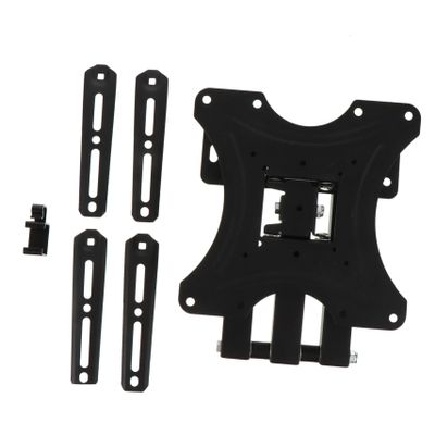 KICHOUSE Tv Mount Bracket Sturdy Wall Storage Rack for LCD Led Screens Space-Saving Design for Home Entertainment Setup