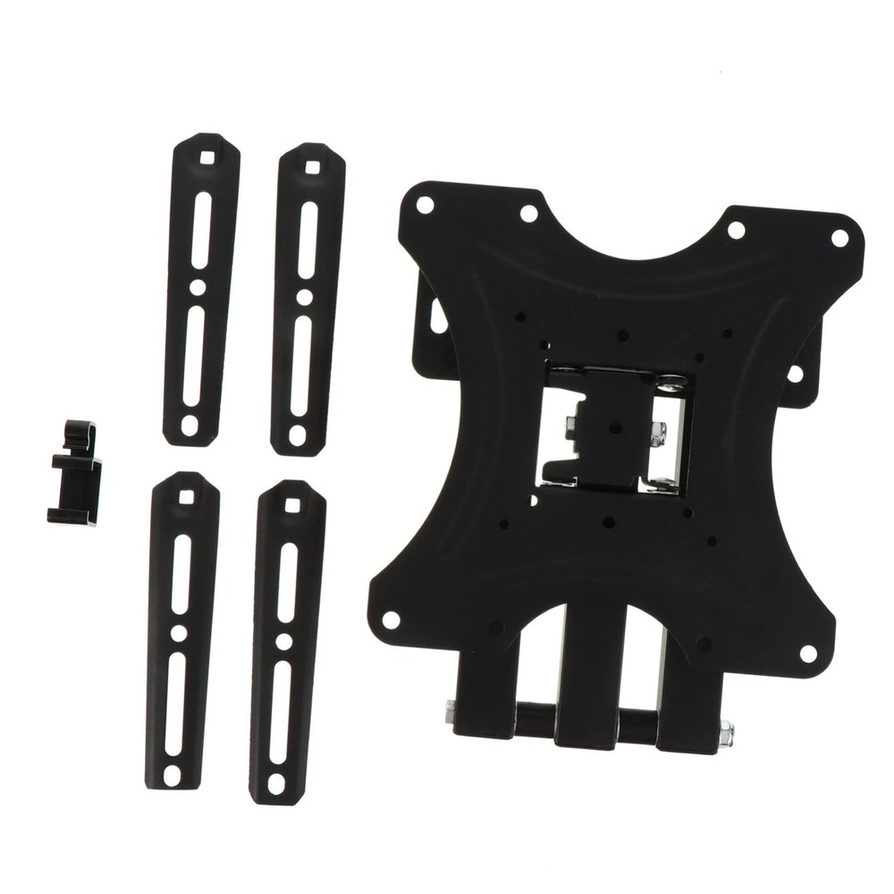 KICHOUSE Tv Mount Bracket Sturdy Wall Storage Rack for LCD Led Screens Space-Saving Design for Home Entertainment Setup