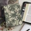 AZULCUSTO Sturdy Bible Bag, Maple Leaf Women's Leather Church Tote Sturdy Lightweight Handbag Zippered Bible Case Bag for Carrying Bible Accessories Zipper Closure for Church Activities view 2
