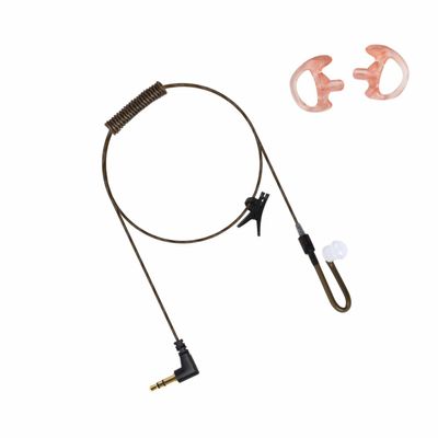 Renastar 3.5mm Covert Security Listen Only Earpiece Receiver Surveillance Headset for FBI Police Law Enforcement