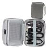 CAXUSD Hard Drive Disk Protective Box Hard Travel Case Shockproof Storage Bag for External Drive Cable Organizer and Earbuds Compartment Grey view 1