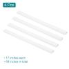 HARFINGTON 4pcs Cord Hider Wall 17inx1.2inx0.6in (LxWxH) PVC Cable Cover Self Adhesive Wire Hider Wall Mounted TV Cable Raceway for Cables Management (68in Total Length) view 3
