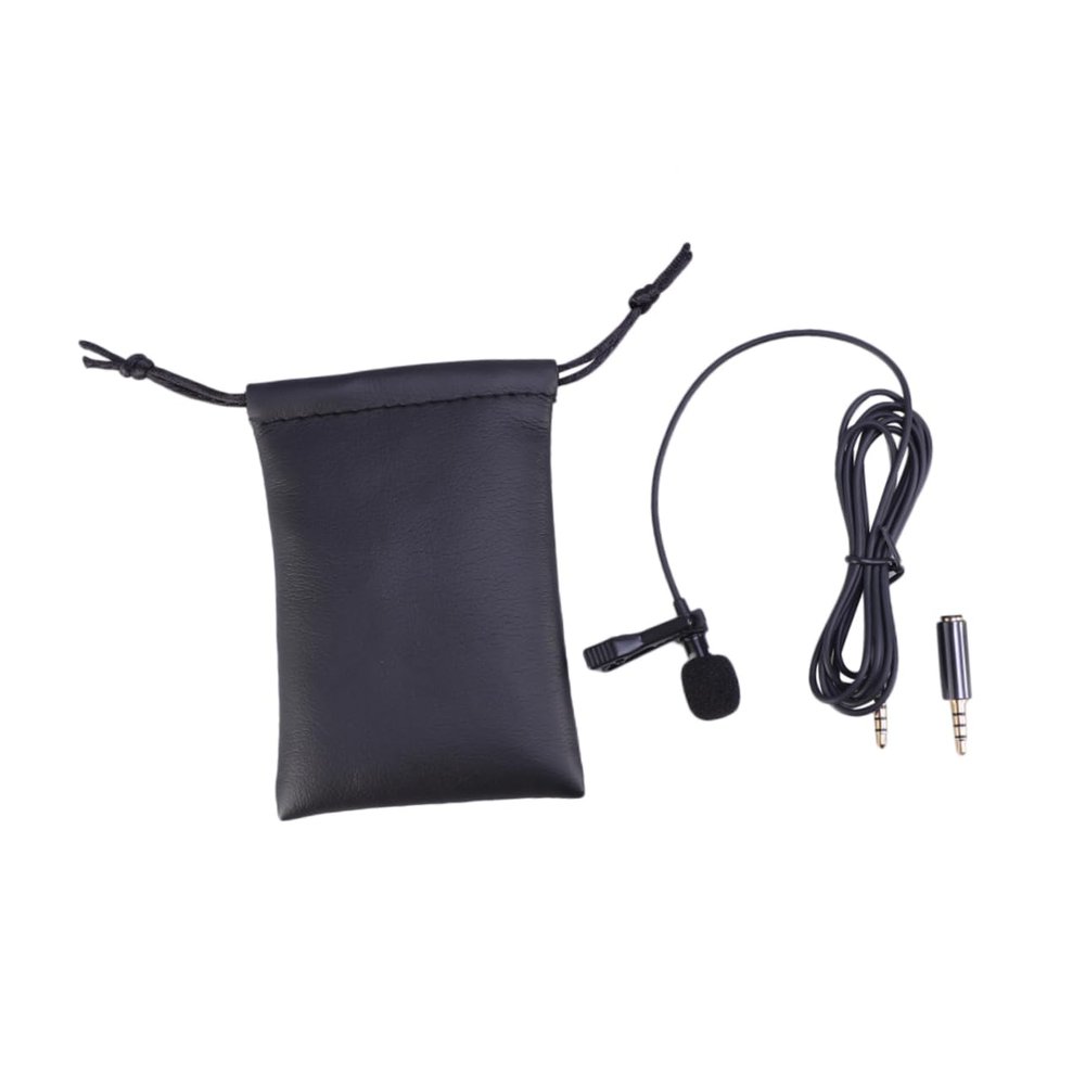 CAXUSD Lavalier Clip Microphone Plated for Interviews Video Conferencing Podcasting and Voice Dictation Compact Design for Easy Attachment and Versatile Sound Capture
