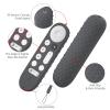 Silicone Remote Case Protective Cover Sleeve for Google GY3LE for Google TV Streamer 4K TV 2024 Remote Controller Anti-Slip Anti-Drop Soft Skin Protector with Lanyard (Dark Gray) view 2