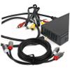 Hemobllo Stainless Steel Audio Subwoofer Cable Analog Audio Cable Male to Male for Amplifiers view 3