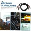 Hemobllo Stainless Steel Audio Subwoofer Cable Analog Audio Cable Male to Male for Amplifiers view 4