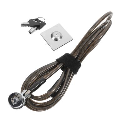 jojofuny 2m Creative Thickened Laptop Lock Cable Security Lock for Notebook and Tablet for Use Unlocking