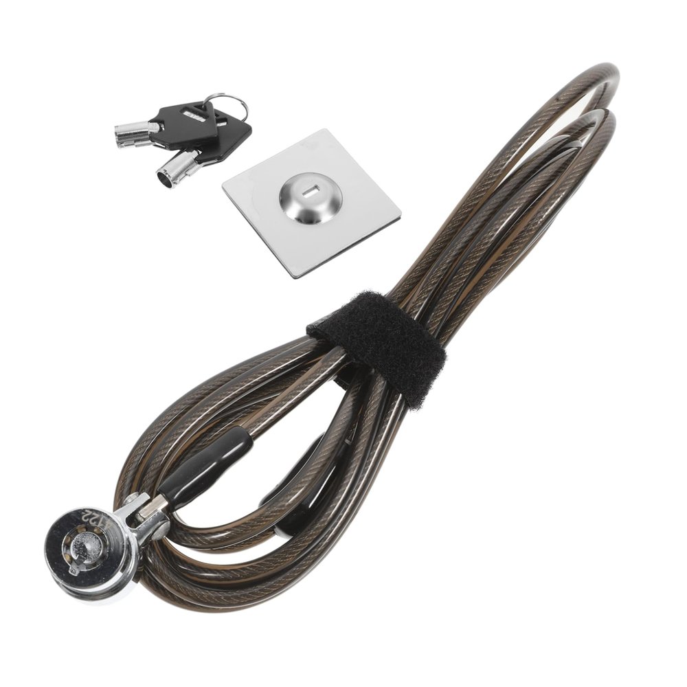jojofuny 2m Creative Thickened Laptop Lock Cable Security Lock for Notebook and Tablet for Use Unlocking