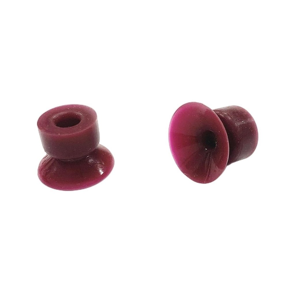 LBIYQARNEX 100pcs Purple Rubber Sucker for Book Binding Machine Printer Parts